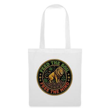 Lion Reggae Soil - Sac en tissu - blanc - Devant