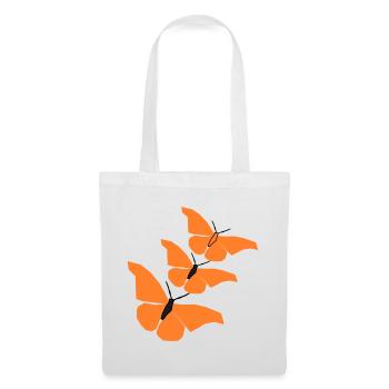 3_schmetterlinge_22 - Tote Bag - white - Front