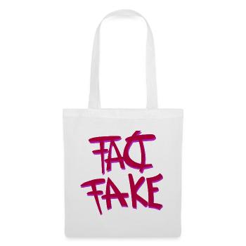 Graffiti Fake Statement Design - Stoffbeutel - Weiß - Vorne