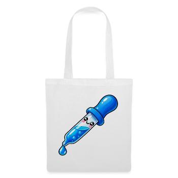 Kawaii Blauer Tropfendropper - Stoffbeutel - Weiß - Vorne