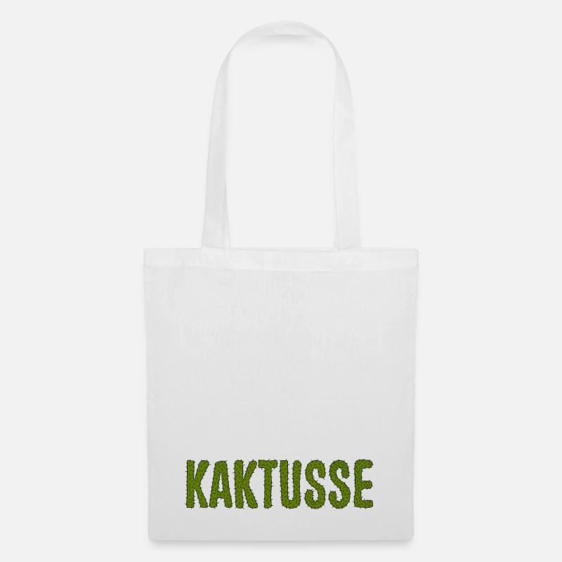 KAKTUSSE vs. KAKTUS - Stoffbeutel - Weiß