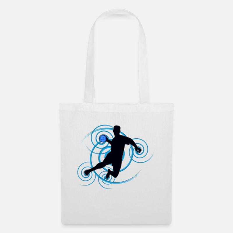 conception de Handball (vertèbres) 01 - Sac en tissu - blanc