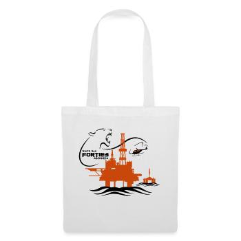 Forties Oil Rig Platform North Sea Aberdeen - Tote Bag - white - Front