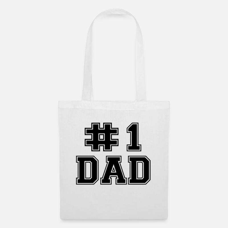 Numer One Dad - Mulepose - hvid