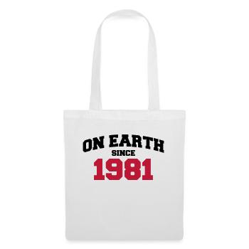 (uk) on earth 1981 - Tote Bag - white - Front