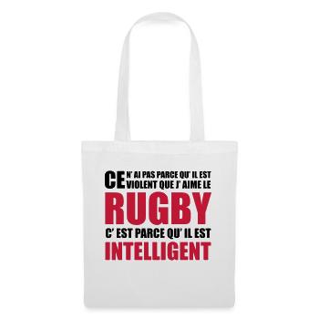 rugby - Tote Bag - white - Front