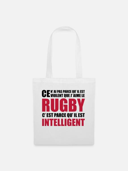 rugby - Tote Bag - white