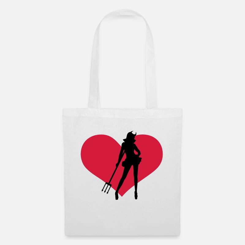 Diable - Sac en tissu - blanc