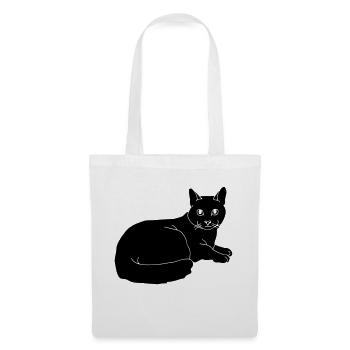 cat - Stoffbeutel - Weiß - Vorne