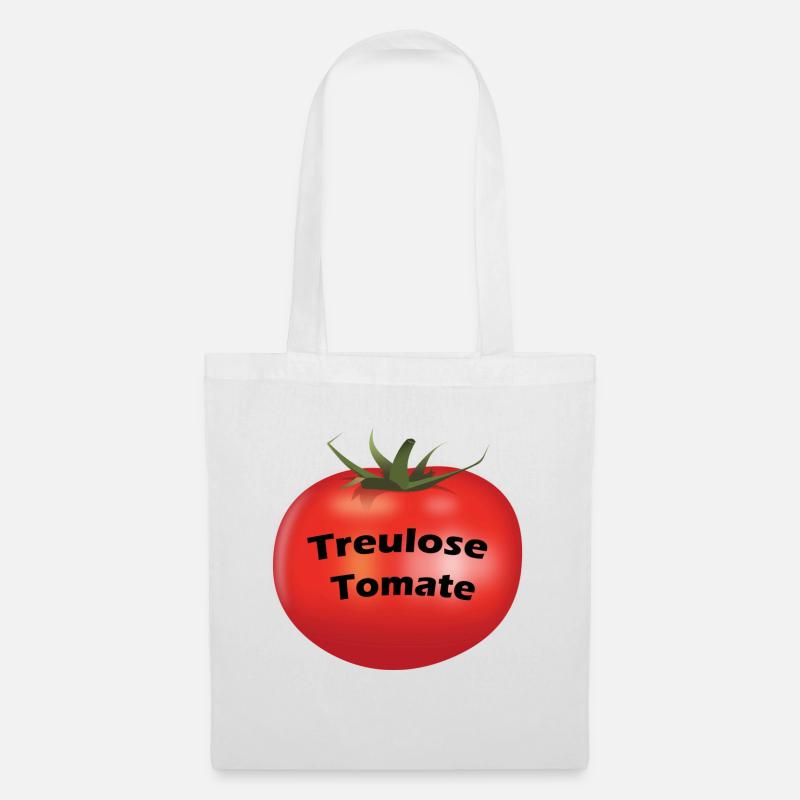 Treulose Tomate - Stoffbeutel - Weiß