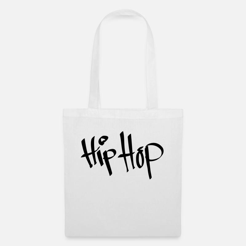 Hip Hop - Stoffbeutel - Weiß