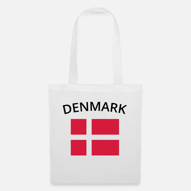 denmark - Stoffbeutel - Weiß