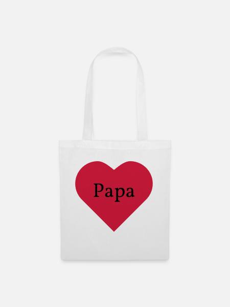 I love dad - Tote Bag - white