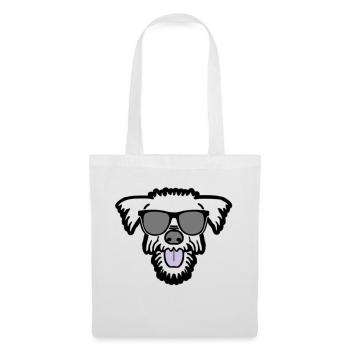 chien frais dans les vacances d'été - Sac en tissu - blanc - Devant