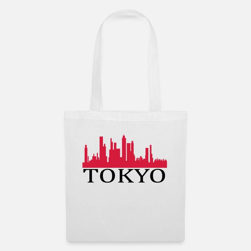 tokyo - Stoffbeutel - Weiß