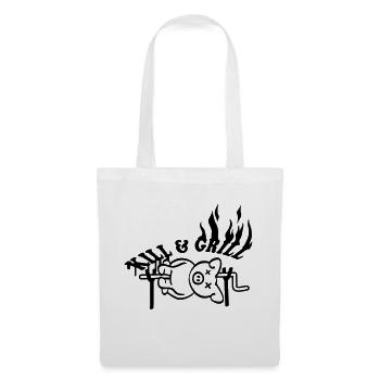 Kill And Grill Pig - Tote Bag - white - Front