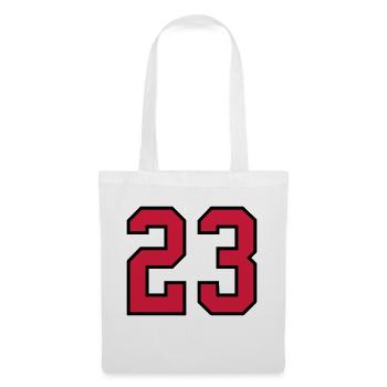 23 sports jersey football number new - Tote Bag - white - Front