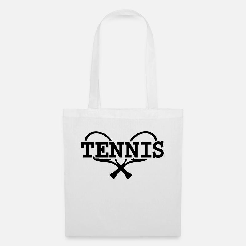Tennis - Stoffbeutel - Weiß