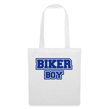 Biker Boy - Stoffbeutel - Weiß - Vorne