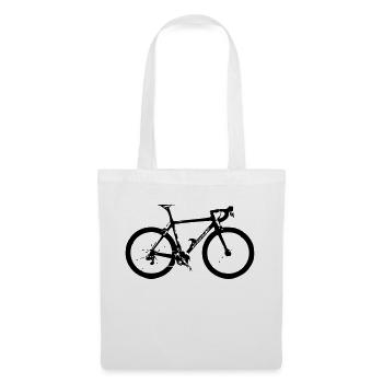 vélo - Sac en tissu - blanc - Devant
