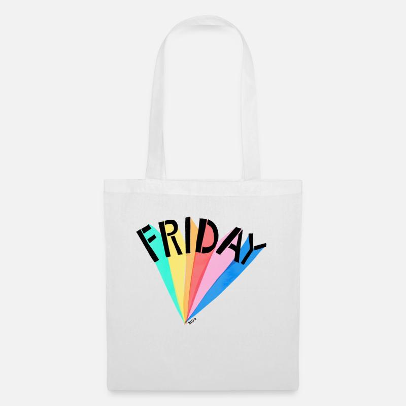 BuJa Friday - Stoffbeutel - Weiß