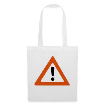 Attention T-shirt - Tote Bag - white - Front