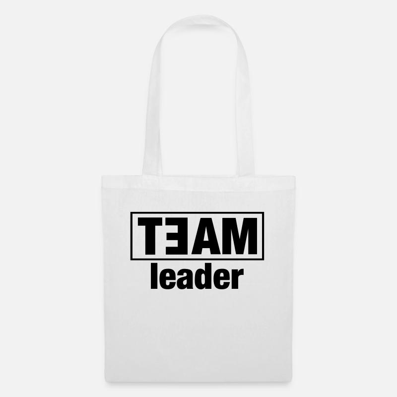 chef d'équipe - Sac en tissu - blanc