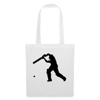 Cricket Player 2 (Vector) - Sac en tissu - blanc - Devant