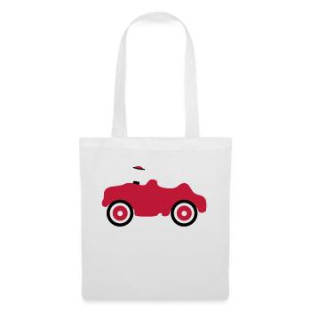 toy car kids fun roll toddler baby - Tote Bag - white - Front