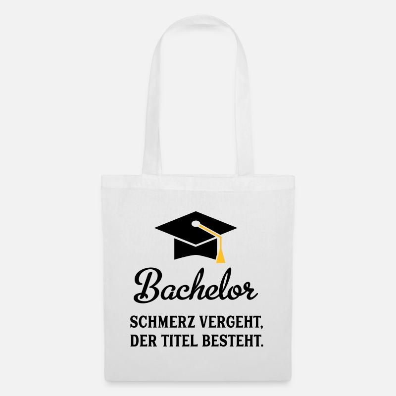 bachelor - Stoffbeutel - Weiß