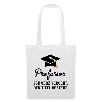 professor - Stoffbeutel - Weiß - Vorne