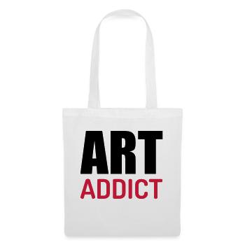 artiste / art / danse / musique - Sac en tissu - blanc - Devant