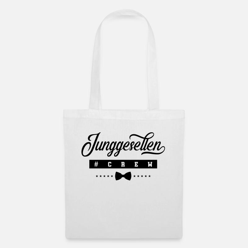junggesellen crew - Stoffbeutel - Weiß