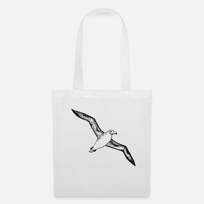 Kyra-Albatrosse - Stoffbeutel - Weiß