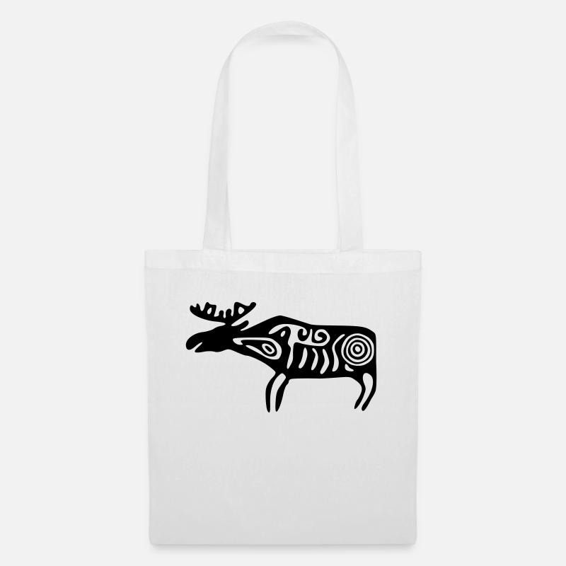 Graines d’orignal Sámi - Sac en tissu - blanc