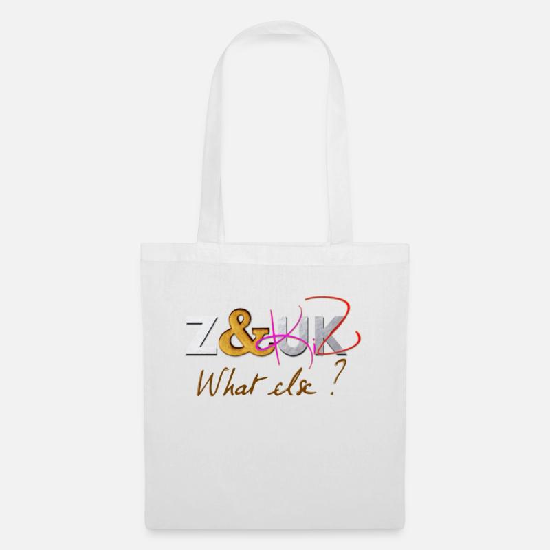Zouk & Kiz (What Else?) - Borsa di stoffa - bianco