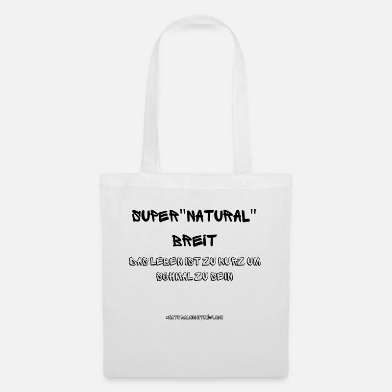 Supernatural Breit - Stoffbeutel - Weiß