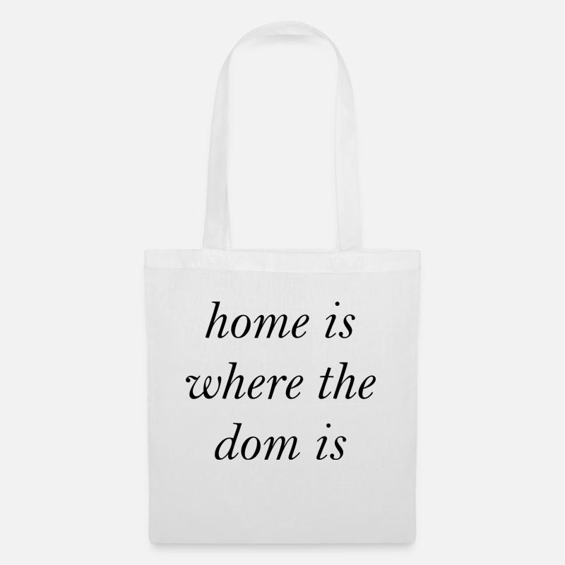 homedom - Stoffbeutel - Weiß