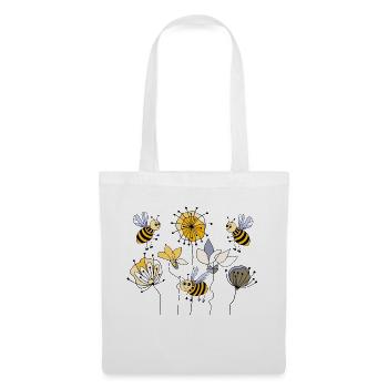 Insectes - Sac en tissu - blanc - Devant