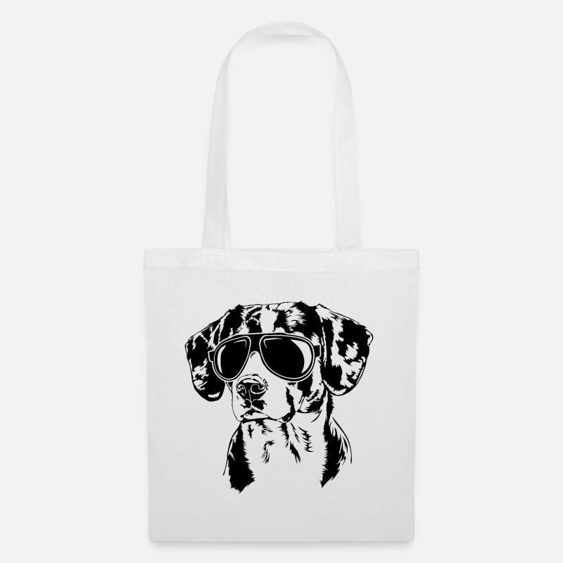 ENTLEBUCHER SENNENHUND Sonnenbrille Hunde Wilsigns - Stoffbeutel - Weiß