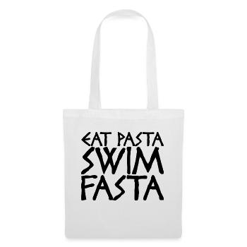 Eat Pasta Swim Fasta 8 - Stoffbeutel - Weiß - Vorne