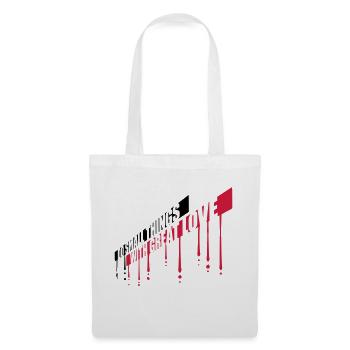 Citation faire de petites choses - Sac en tissu - blanc - Devant