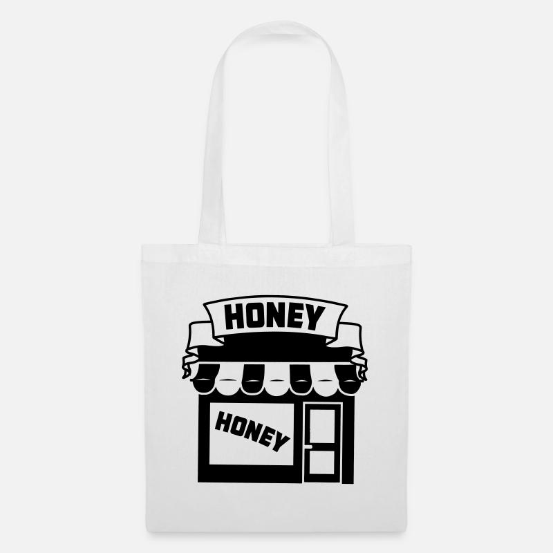 Logo Honig Shop - Stoffbeutel - Weiß