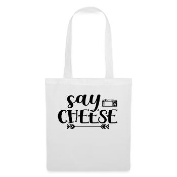 Say Cheese - Stoffbeutel - Weiß - Vorne