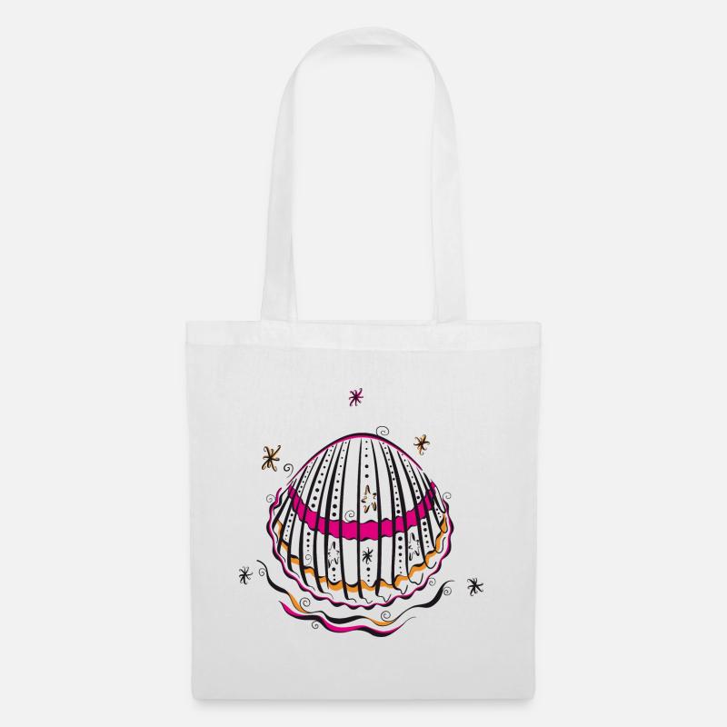 Shell Vacances d’été - Sac en tissu - blanc
