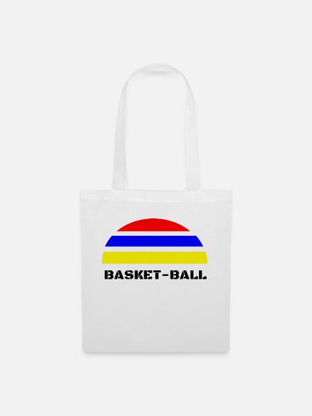 Basketball T-Shirt - Stoffbeutel - Weiß