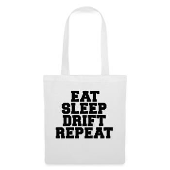 Eat Sleep Drift Repeat - Stoffbeutel - Weiß - Vorne