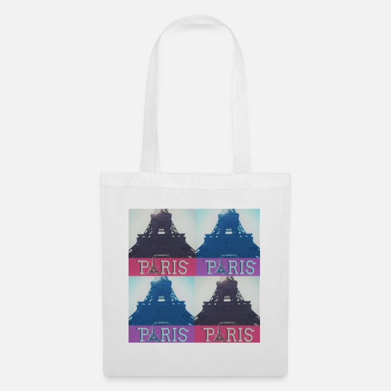 Paris Eiffel - Tote Bag - white