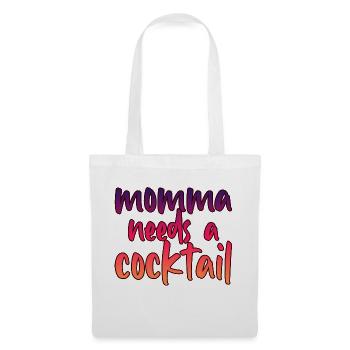 Momma Needs A Cocktail 2 - Stoffbeutel - Weiß - Vorne