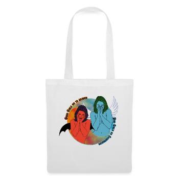 Good girls go to heaven, bad girls go everywhere - Tote Bag - white - Front